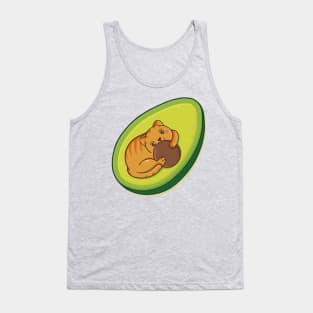 avocado cat grain holding Tank Top